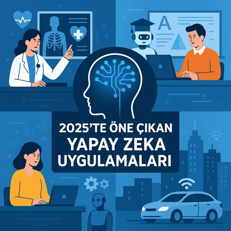 Yapay Zeka Uygulamaları: Sağlık, Finans ve Eğitimde