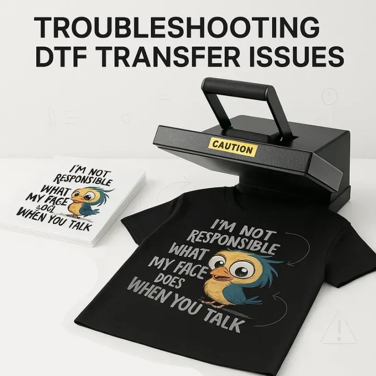 DTF transfers troubleshooting: Quick fixes for common issues